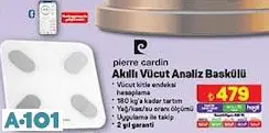 PİERRE CARDİN AKILLI VÜCUT ANALİZ BASKÜLÜ